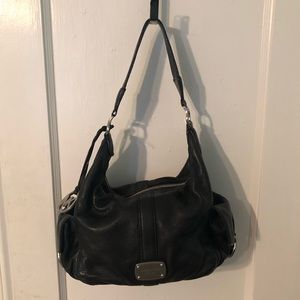 Michael Kors Black Leather Shoulder Bag